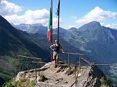 Salita da Lizzola al P. Strinato 2836 m per la ferrata il 5 agosto 2009 - FOTOGALLERY